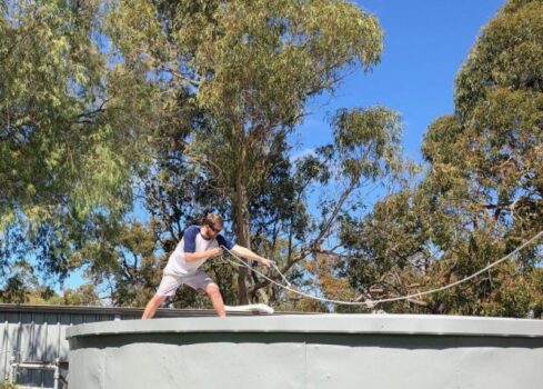 exterior painting job